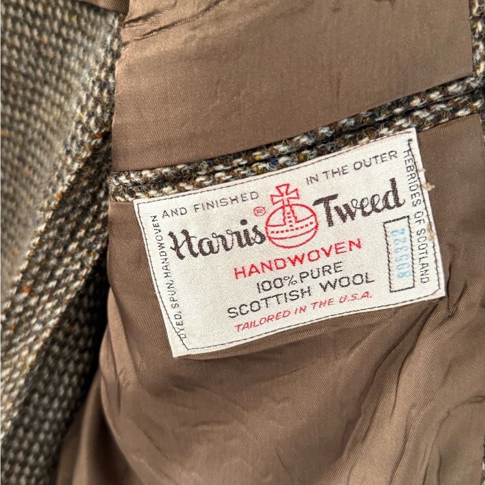 Vintage Harris Tweed Men's Blazer - Picture 4 of 9